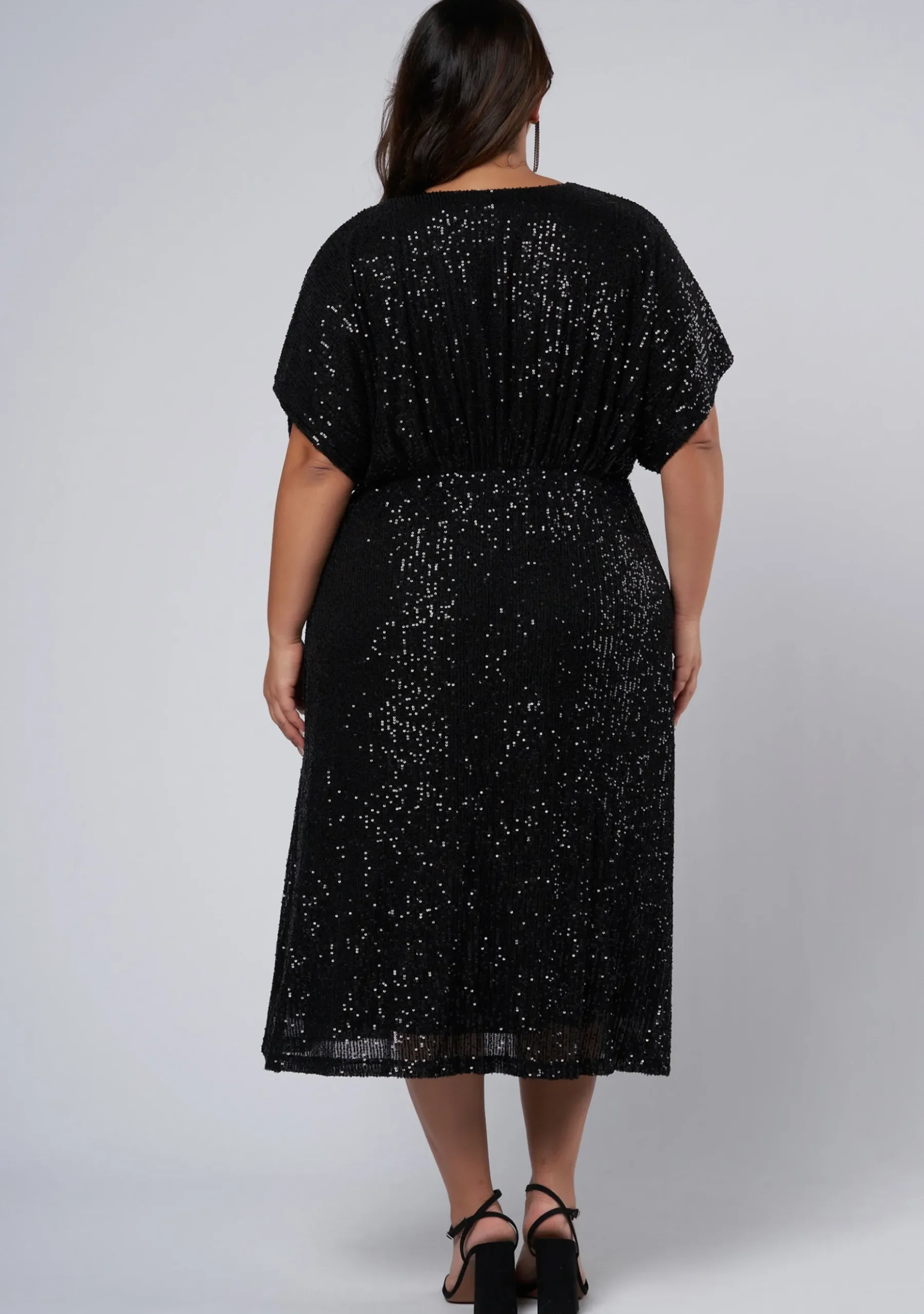 Want you Sequin Midi Dress