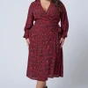 West End Midi Wrap Dress