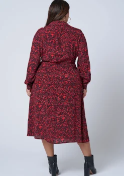 West End Midi Wrap Dress